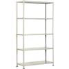 PROMETAL Kit Scaffali Alleggerito Aste Spezzate Cm 100 x 40X200 H Prometal