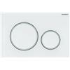 GEBERIT PLACCA DI COMANDO SIGMA20 DOPPIO TASTO BIANCOBIANCO OPACO GEBERIT