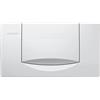 Geberit Placca di Comando Twin Line Mono Tasto Bianca Geberit 115.222.11.1