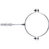 Friulsider COLLARE PER TUBI RAIN 2 PZ. Zincato Bianco Ø tubo mm.120 /125 25....