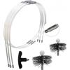 Does not apply Kit Di Spazzatura Stufa a Legna E Pellet 9 Metri - Riccio 120 Mm 150 Mm EASYFLEX