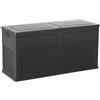TOOMAX Baule multiuso Toscana 320 litri per interno in resina effetto rattan colore ...