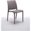 KONTE.DESIGN Set di 2 Sedie NORTH BEACH in Polipropilene Tortora