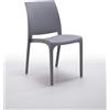 KONTE.DESIGN Set di 2 Sedie NORTH BEACH in Polipropilene Grigio