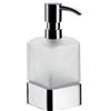 Emco 052100102 Loft - Dispenser di Sapone Liquido in Vetro Satinato, Colore: Cro