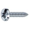 Mustad VITI AUTOFILETTANTI TESTA CILINDRICA ACCIAIO ZINCATO BIANCO- - ø mm.4,2x9,5 -...
