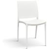 KONTE.DESIGN Set di 2 Sedie NORTH BEACH in Polipropilene Bianco