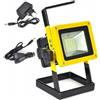 Faro LED Floodlight Ricaricabile HT-60782 Batteria Sostituibile Lavoro
