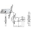 Yale Serratura Triplice Infilare P Fasce Catenaccio e Scrocco 78 Mmh 94000 90 mm