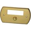 BricoGo CAMPANELLO OVALE CON PULSANTE IN OTTONE