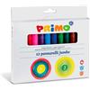 Primo Confezione 12 Pennarelli Jumbo P.Conica Ass 603JUMBO12