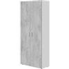 FORES Kit Mobile Multiuso 80 x 37XH182 Cm Bianco Cemento