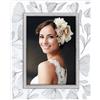 zep srl Cornice SIRACUSA da Tavolo in Silver Plated per foto 13X18, Posizionabil