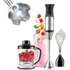 Avilia Frullatore ad Immersione in Acciaio Inox 1200W con 3 Accessori, Frusta, C