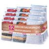 LifeChic Sacchetti Salvaspazio Sottovuoto - Set 12 Pezzi Multiformato (4×40x60 c