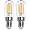 Lampadina LED E14 Frigorifero 2W 230V, T22 Lampadina Frigorifero 4000K Bianca Na