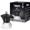 Bialetti Caffettiera Moka Induction, 2 Tazze (100 ml), Adatta a Tutti i piani co