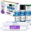 Ecosoft - Filtro ad osmosi inversa - Set di ricambi 5 fasi senza pompa con alcal