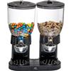 United Entertainment, dispenser triplo per cereali, cornflakes e müsli Schwarz -
