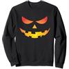 Giant Jack O' Lantern Face Halloween Pum Gigante Jack O' Lanterna Volto Halloween Zucca Divertente Felpa