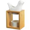 ZEN ARÔME Bruciatore profumo Birdy bianco - Bruciatore fondente cera profumata - Diffusore