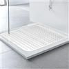 MORROWCAMP Tappetino da doccia antiscivolo, 80 x 80, tappetino da doccia, antiscivolo, con