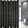 Gualiy Tenda da doccia 180 x 200 cm, motivo geometrico, colore nero, tenda da doccia an
