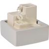 dobar® Piccola cascata a tre stadi in ceramica design pietra - fontana interna p