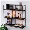 Hanah Home CM-011-SRK, Spruce Wood, Noce Nera, Taglia Unica
