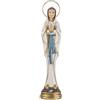 DRW Statuetta Madonna di Lourdes patrona dei Malati Resina dipinta a mano 25 cm