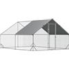 PawHut Pollaio per Galline da Giardino con Telaio Zincato 3x4x2m Impermeabile