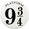 Open Road Brands Harry Potter Platform 9 3/4 Embossed Metal Sign - Vintage Harry Potter Sign for