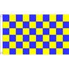 AZ FLAG BANDIERA A SCACCHI GIALLI E BLU 150x90cm - BANDIERA SCACCHIERA GIALLA ED AZZURRA