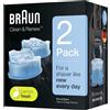 Braun 2 x Cartucce di ricarica per Rasoio con stazione Braun SmartCare Clean & Charge