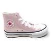 Converse Chuck Taylor All Star scarpa bambina Platform tela A17128C rosa glitter