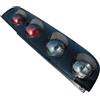 PILOT Coppia fanali posteriori neri Ford Fiesta V 3 porte dal 11/2001 al 12/2005