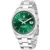 Maserati Orologio Uomo Ragazzo Maserati Competizione Cinturino Acciaio Quadrante Verde