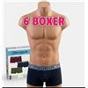 givova 6 BOXER UOMO GIVOVA COTONE ELASTICIZZATO MUTANDE COLORATE ELASTICO ESTERNO SLIP
