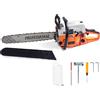 Motosega a scoppio 52cc lama 50cm kit montaggio domestico professionale