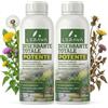 LERAVA® Diserbante Totale Potente (2x500 ml) Glifosato erbicida contro erbacce