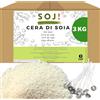 Does not apply - 30 STOPPINI OFFERTO - 3KG Pellet Cera Di Soia Vegetale 100% Pura E Naturale pe