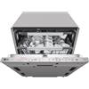 LG QuadWash DB597TXS Lavastoviglie a scomparsa totale Serie 5, Classe A -20%, 14