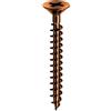 AMBROVIT Sc Viti per Legno Bronzate Tp 4,5 x 50 Pz. 20)* Mustad 5 Pezzi