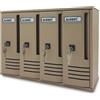 ALUBOX CASSETTA POSTALE ALUBOX CUBO C4 42X17,5X30 SABBIA- 1,0 pz
