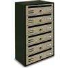 ALUBOX CASSETTA POSTALE ALUBOX CUBO/R 6 38,5X25X63 SABBIA- 1,0 pz