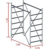 Marchetti ALZATA X TRABATTELLO GRIM EU 75 MARCHETTI ACCIAIO ZINCATO CM 165X76 H. CM 170