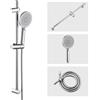Auralum Saliscendi Doccia con Soffione, Set Doccia con Asta Doccia Saliscendi in