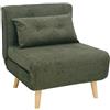 Avanti Trendstore Divano letto SCANDALE in microfibra con cuscino. LAP ca. 76,5x84x81 cm