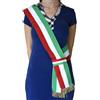 Furlanis T2099_2V25_32 Fascia Sindaco Tricolore a Nodo Scorrevole, Bandiera Ital