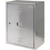AUTRES Mobiletto per contatore gas 50x40x25 cm in lamiera zincata resistente da esterno